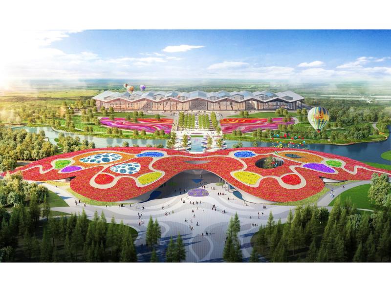 花海映崇明，盛事待君臨——倒計(jì)時(shí)307天，第十屆中國花博會即將綻放生態(tài)園